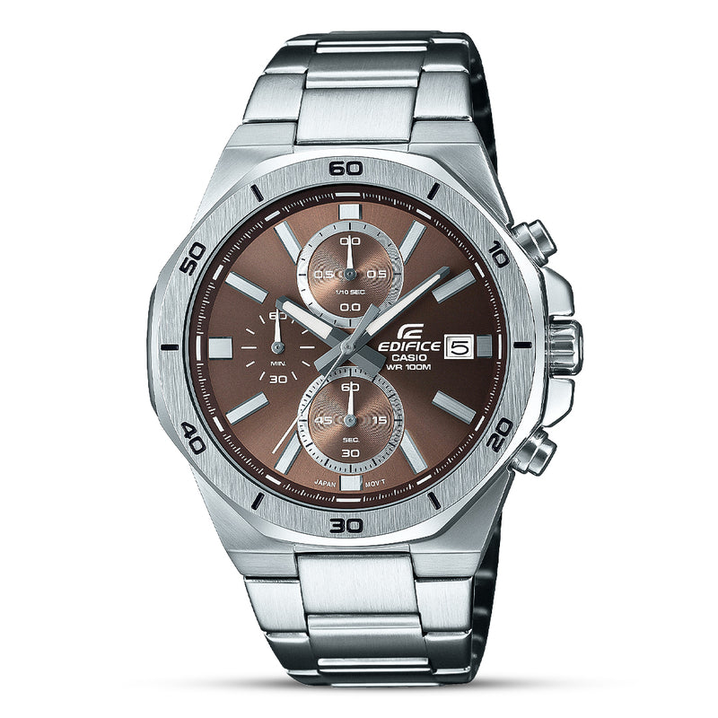 Casio Edifice Chronograph Brown Dial Men's Watch | EFV-640D-5AVUDF