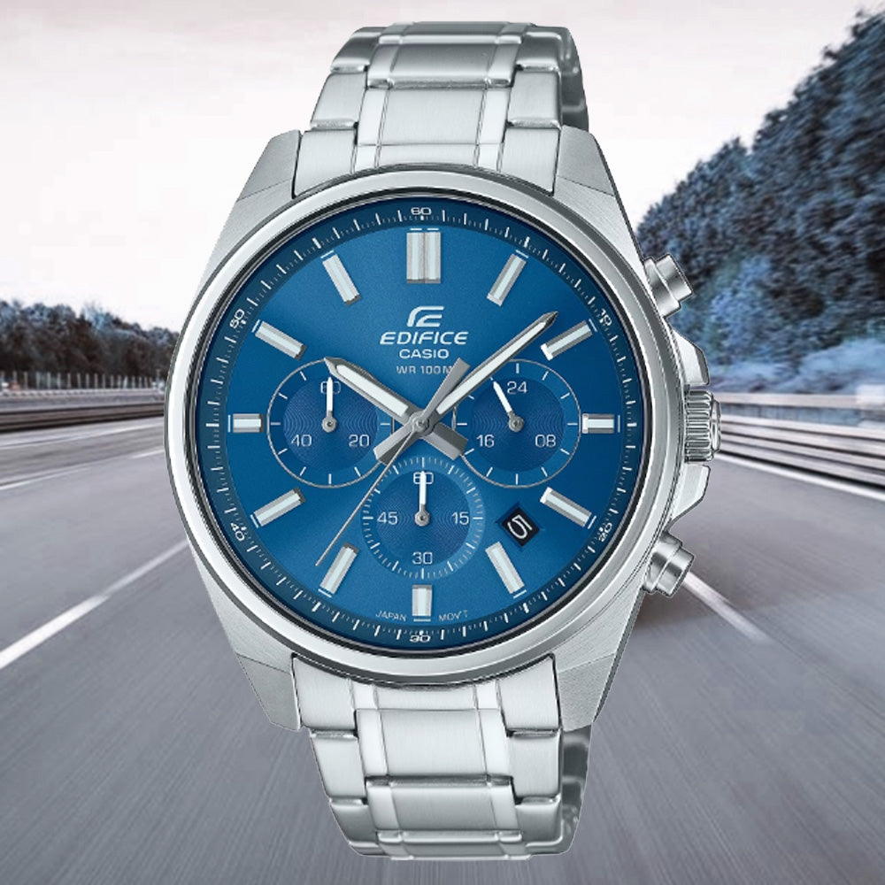 Casio Edifice EFV650D-2AV - Reloj cronógrafo con indicador de Casio Edifice EFV650D-2AV - Reloj cronógrafo con indicador de