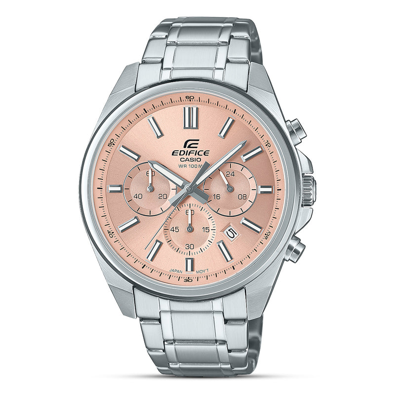 Casio Edifice Chronograph Pink Dial Men's Watch | EFV-650D-4AVUDF