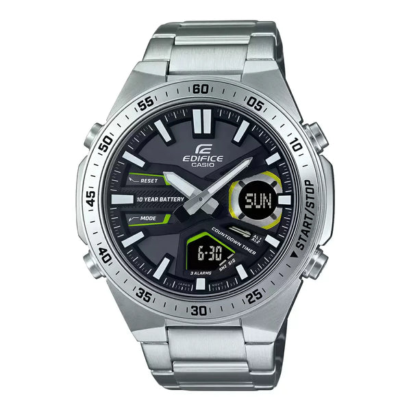 Casio Edifice Analog-Digital Black Dial Men's Watch| EFV-C110D-1A3VDF