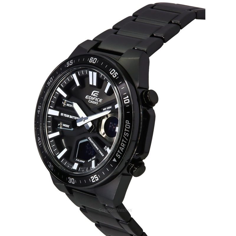 Casio Edifice Digital-Analogue Black Dial Watch | EFV-C110DC-1AVDF