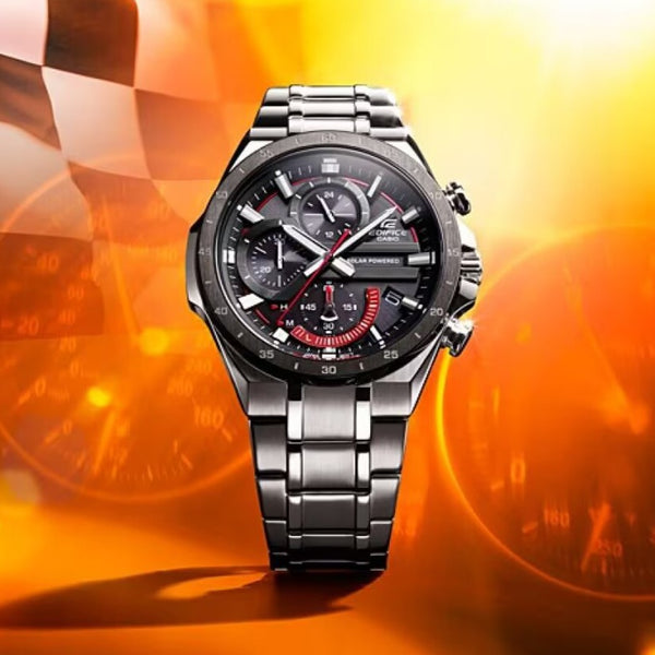 Casio Edifice Tough Solar Black Dial Watch| EQS-920DB-1AVUDF