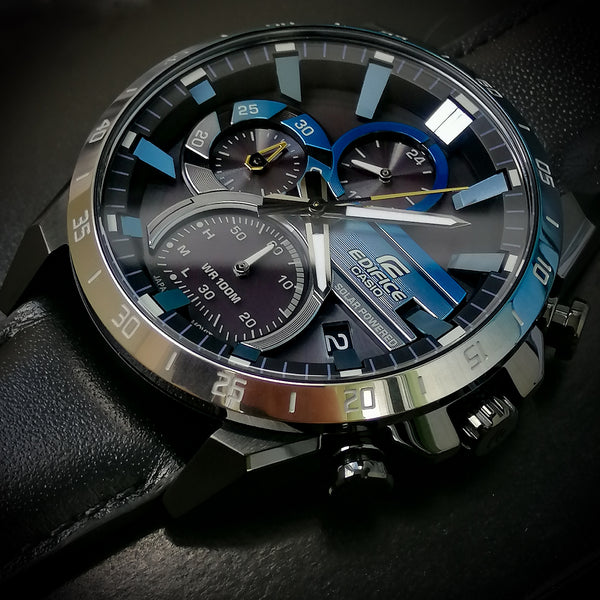 Casio Edifice Solar Powered Chronograph Black Strap Watch EQS-940NL-1AVUDF