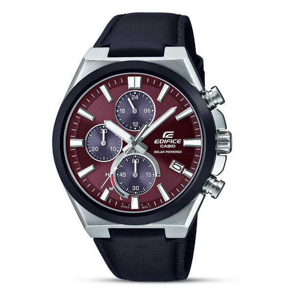 Casio Edifice Solar Chronograph Brown Men's Watch| EQS-950BL-5AVUDF