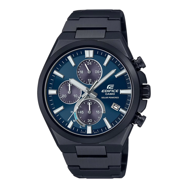 Casio Edifice Solar Powered Chronograph Blue Dial Watch EQS-950DC-2AVUDF