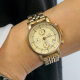 Fossil Boyfriend Chronograph Gold-tone Women's Watch| ES2197