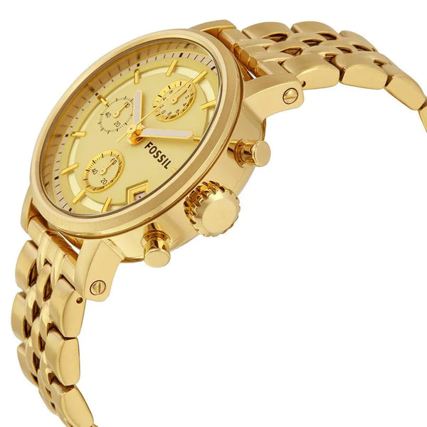 Fossil Boyfriend Chronograph Gold-tone Women's Watch| ES2197