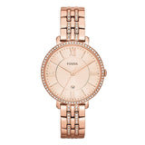 Fossil Jacqueline Rose Gold-Tone Ladies Watch | ES3546