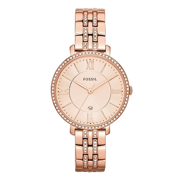 Fossil Jacqueline Rose Gold-Tone Ladies Watch | ES3546