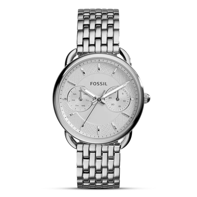 Fossil Tailor Multifunction White Dial Ladies Watch | ES3712