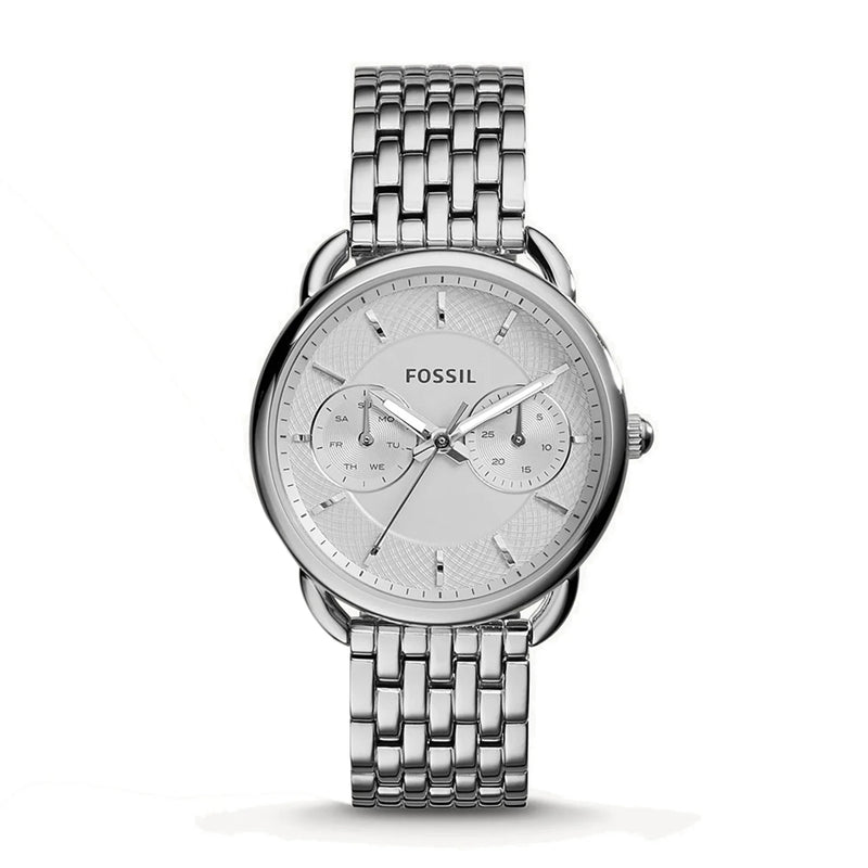 Fossil Tailor Multifunction White Dial Ladies Watch | ES3712