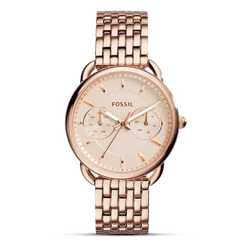 FOSSIL Tailor Multifunction Rose Dial Ladies Watch | ES3713