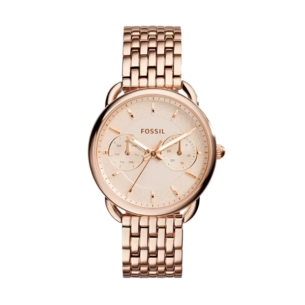 FOSSIL Tailor Multifunction Rose Dial Ladies Watch ES3713