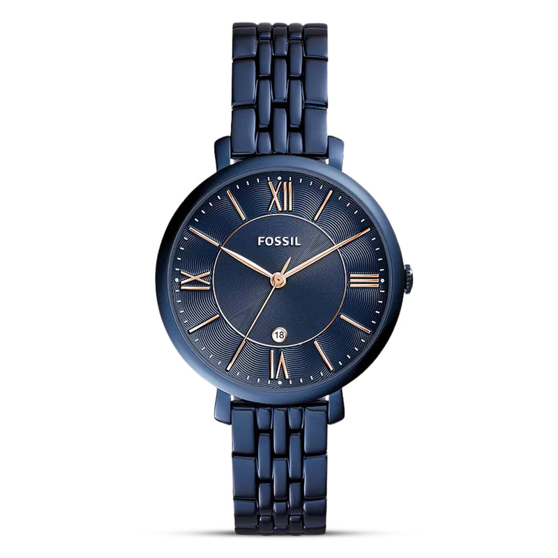 Fossil Jacqueline Blue Stainless Steel Women's Watch| ES4094