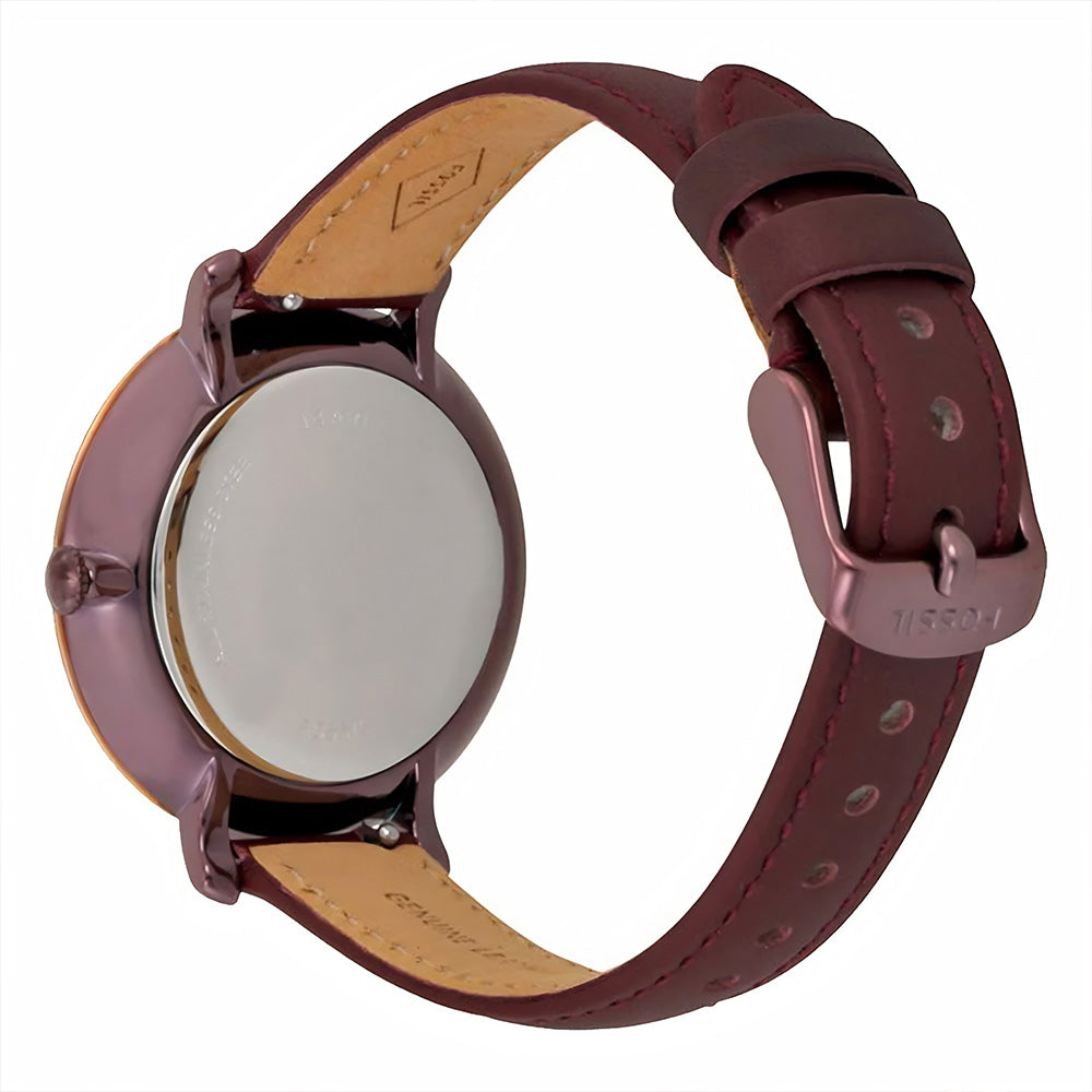 Fossil Jaqueline Maroon Dial Ladies Watch ES4099