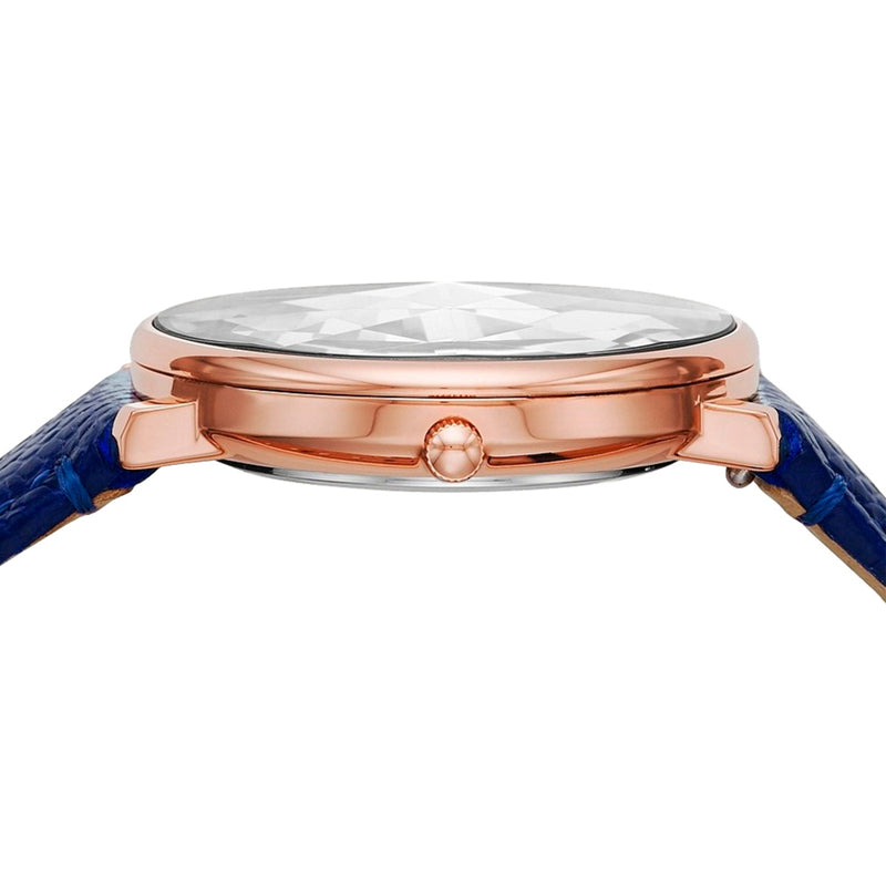 Fossil Prismatic Galaxy Blue Dial Leather Strap Ladies Watch | ES4729