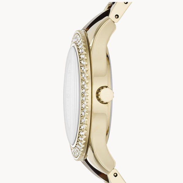Fossil Stella Two-Tone Stainless Steel Acetate Women's Watch| ES4756