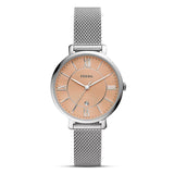 Fossil Jacqueline Quartz Pink Dial Ladies Watch | ES5089