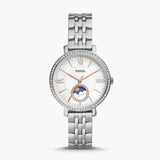 Fossil Jacqueline Sun Moon Multifunction Stainless Steel Watch ES5164