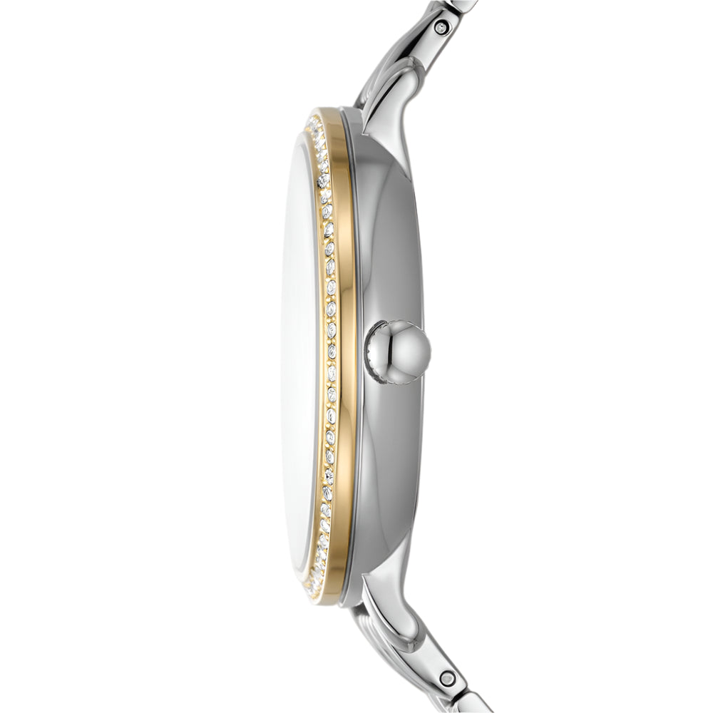 Fossil Jacqueline Sun Moon Two-Tone Stainless Steel Watch ES5166 