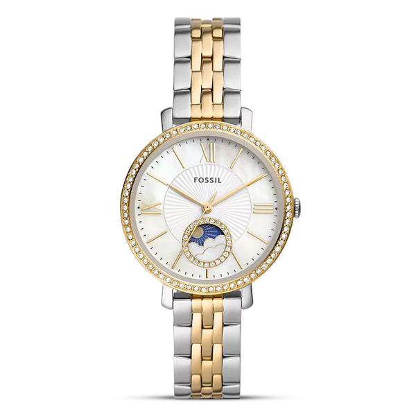 Fossil Jacqueline Sun Moon Two-Tone Stainless Steel Watch ES5166