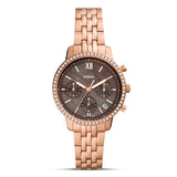 Fossil Neutra Chronograph Rose Gold Tone Ladies Watch | ES5218