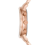 Fossil Neutra Chronograph Rose Gold Tone Ladies Watch | ES5218