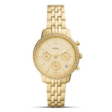 Fossil Neutra Chronograph Gold Tone Ladies Watch | ES5219