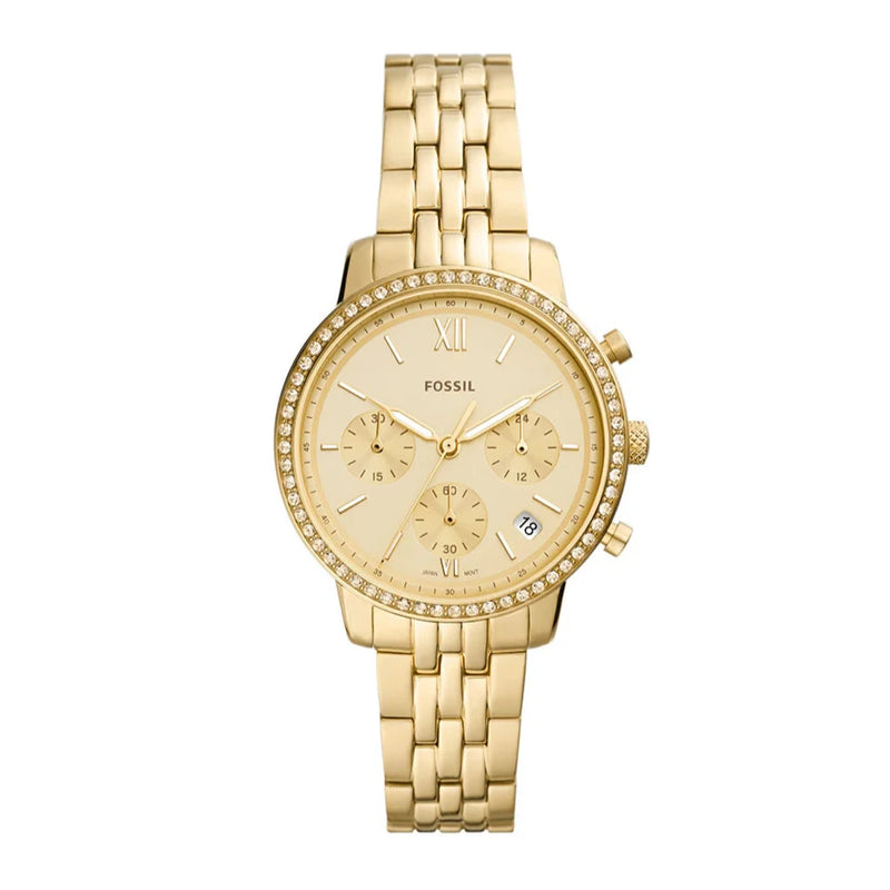 Fossil Neutra Chronograph Gold Tone Ladies Watch | ES5219