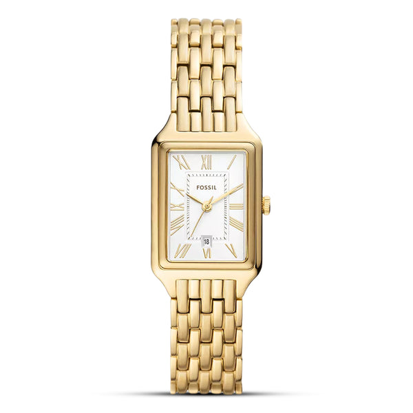 Fossil Raquel Gold Tone Silver Dial Ladies Watch | ES5220