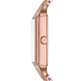 Fossil Raquel Rose Gold Tone Silver Dial Ladies Watch | ES5271