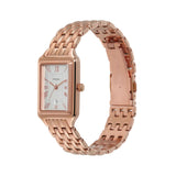 Fossil Raquel Rose Gold Tone Silver Dial Ladies Watch | ES5271