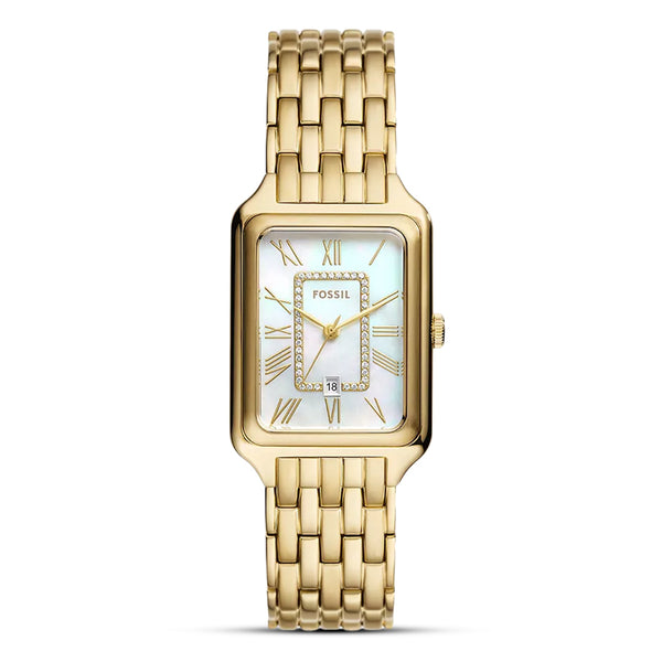 Fossil Raquel White Mother of Pearl Dial Ladies Watch | ES5304 