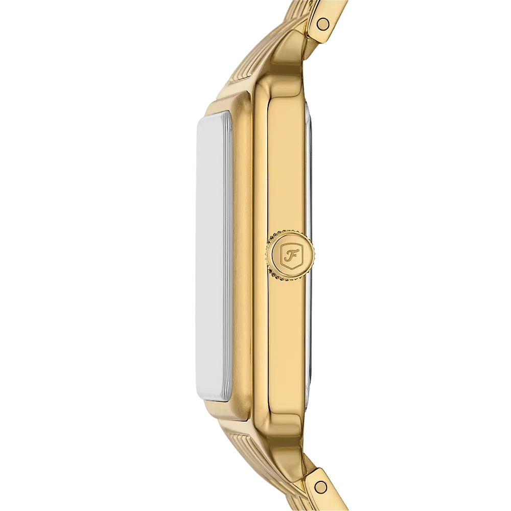 Fossil Raquel Gold Tone Green Dial Ladies  Watch ES5341