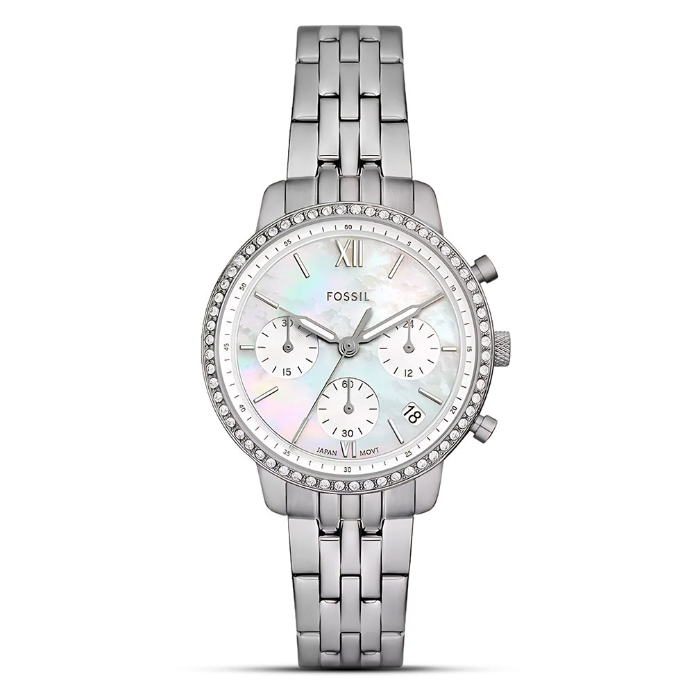 Fossil Neutra Silver Dial Ladies Watch ES5357