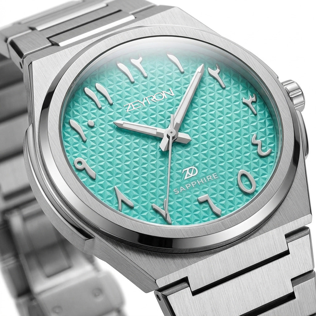 Zeyron Origin Eastern Numeral AQUA | ZOF 2510
