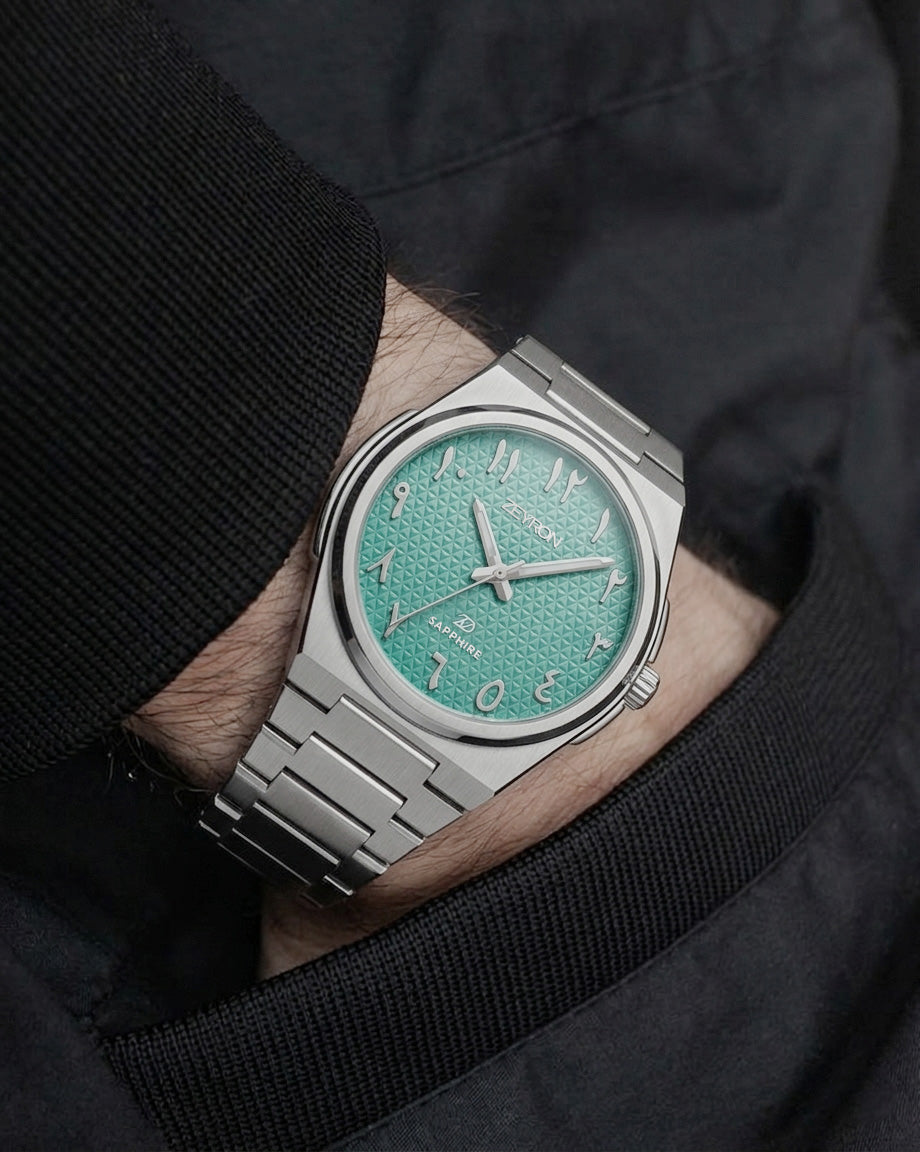 Zeyron Origin Eastern Numeral AQUA | ZOF 2510
