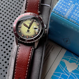 Fossil Dive 3-Hand Date Brown LiteHide™ Leather Men's Watch| FS5961