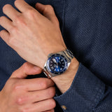 Orient 'Mako II' Japanese Blue Dial Automatic Men's Watch| FAA02002D9