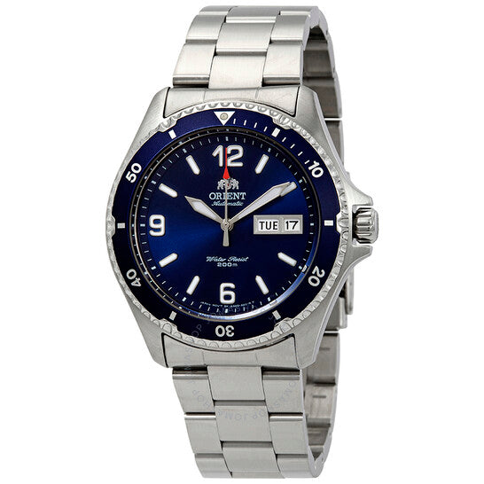 Orient 'Mako II' Japanese Blue Dial Automatic Men's Watch| FAA02002D9