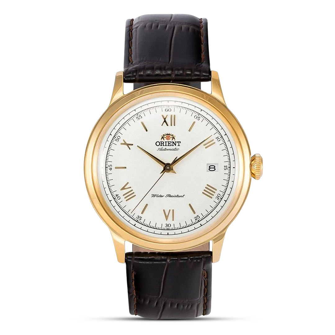 Orient Bambino II Automatic Gold Tone White Dial Men’s Watch | TAC00007W0