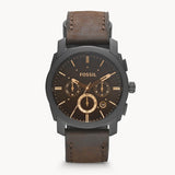 Fossil Mid-Size Chronograph Brown Leather Men's Watch| FS4656