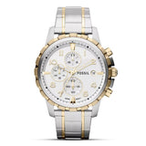 Fossil Dean Chronograph Two-Tone Stainless Steel Men's Watch| FS4795