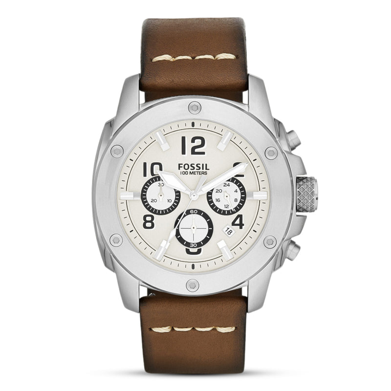 Fossil Modern Chronograph Brown Leather Men's Watch| FS4929