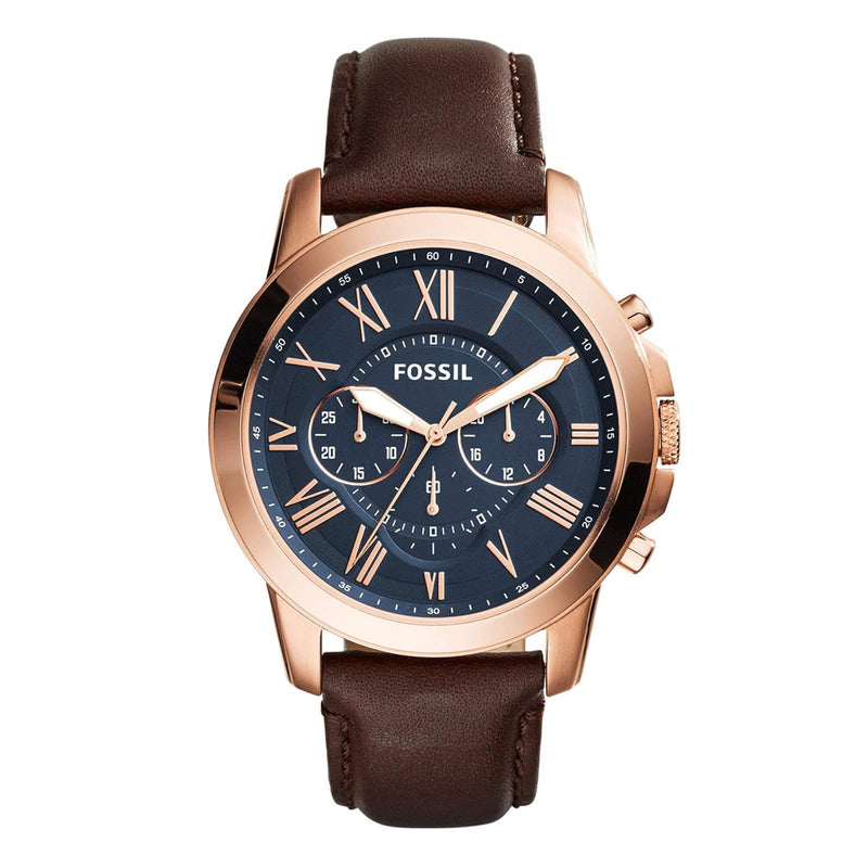 Fossil Grant Chronograph Blue Dial Men's Watch | FS5068