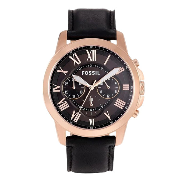 Fossil Grant Chronograph Black Dial Men's Watch | FS5085