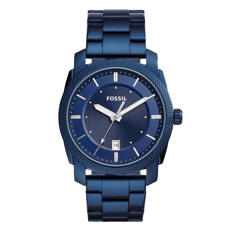 Fossil Machine Blue Dial With Date Men's Watch | FS5231