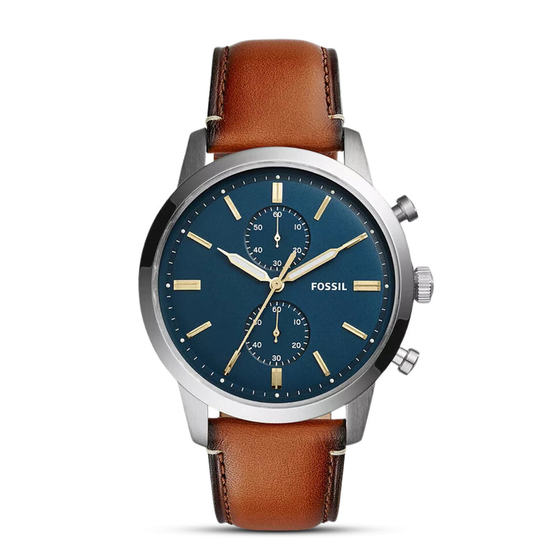 Fossil Townsman Chronograph Luggage Leather Men's Watch| FS5279