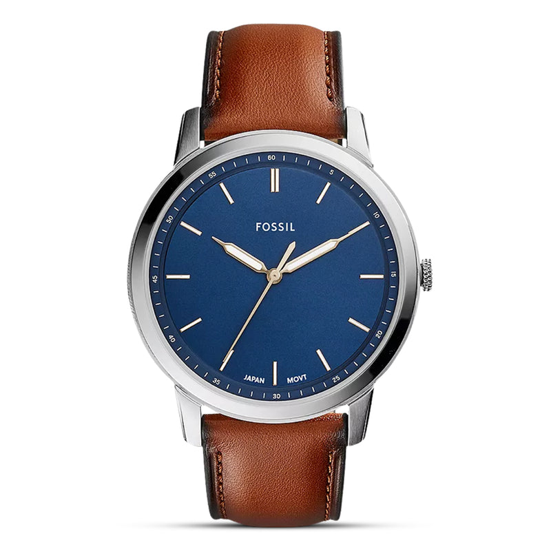 Fossil Minimalist Slim Blue Dial Men's Watch | FS5304