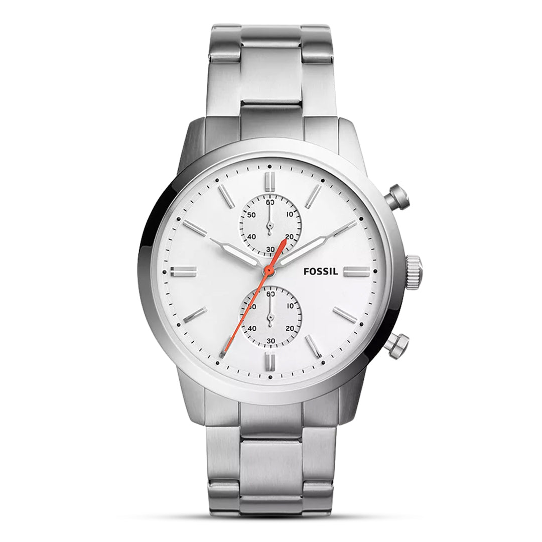 Fossil Townsman Chronograph White Dial Men's Watch | FS5346